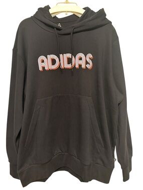 ADIDAS Men’s M Evo Lin HD Retro Logo Hoodie 2XL Black